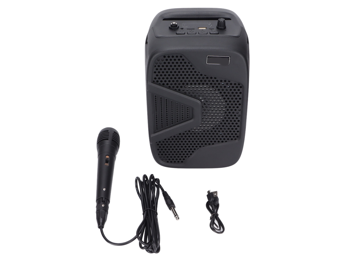 Altifalante Bluetooth 5.0 LAXISCREED com Luz Led e Rádio Fm