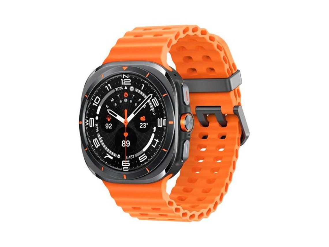 Galaxy Watch Ultra 4g 47mm Gris Y Correa Marine Band Naranja L705 Samsung (titanium Gray)