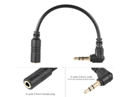 Microphone Adapter Cable Smartphone Cellphone Microphone Mic To Pc Computer Dslr Camera Adapter LAXISCREED