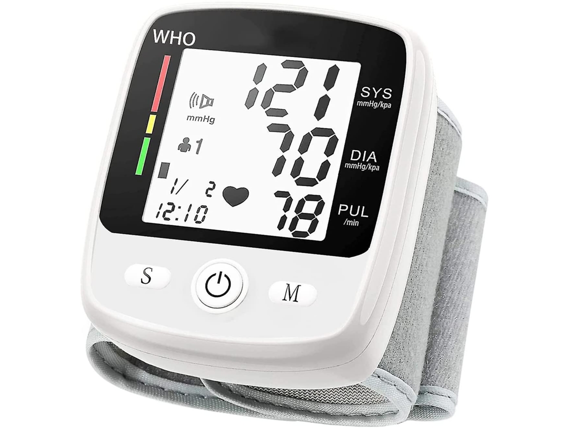 Monitor De Pressão Arterial De Pulso, Braçadeira Digital Automática De Pressão Arterial Com Carregamento Usb Slowmoose