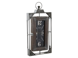Relógio de Parede Dkd Home Decor Loft Madeira Ferro 29 X 6.5 X 61 Cm