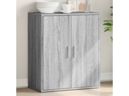 Vidaxl Aparador 79x38x80 Cm Derivados De Madeira Cinzento Sonoma