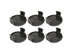 Conjunto De 6 Tampas De Proteção Para Carretel De Aparador De Grama Wa0037, Compatíveis Com Os Modelos Worx Wg168, Wg184, Wg190 E Wg191.