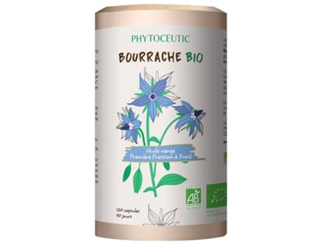 Borragem Orgânica 120 Cápsulas PHYTOCEUTIC