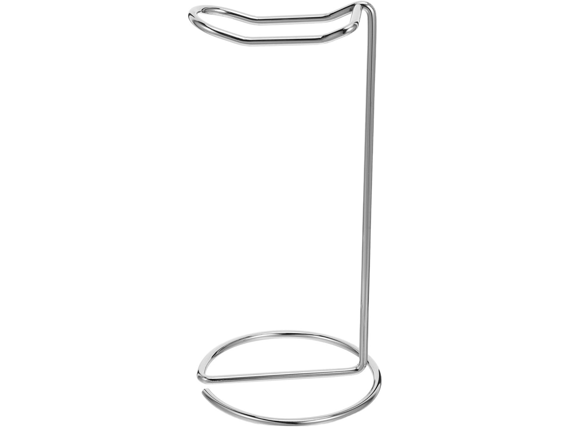 Clispeed Support De Casque En Fer Argenté Base Stable Et Patin Antidérapant, Rangement Moderne Pour Bureau,