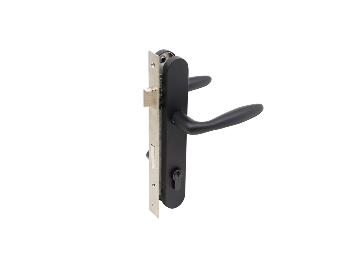 Fechaduras de Cilindro de Encastrar em Aço Inoxidável Preto Conjunto Completo Oval Por Conjunto WOVAR