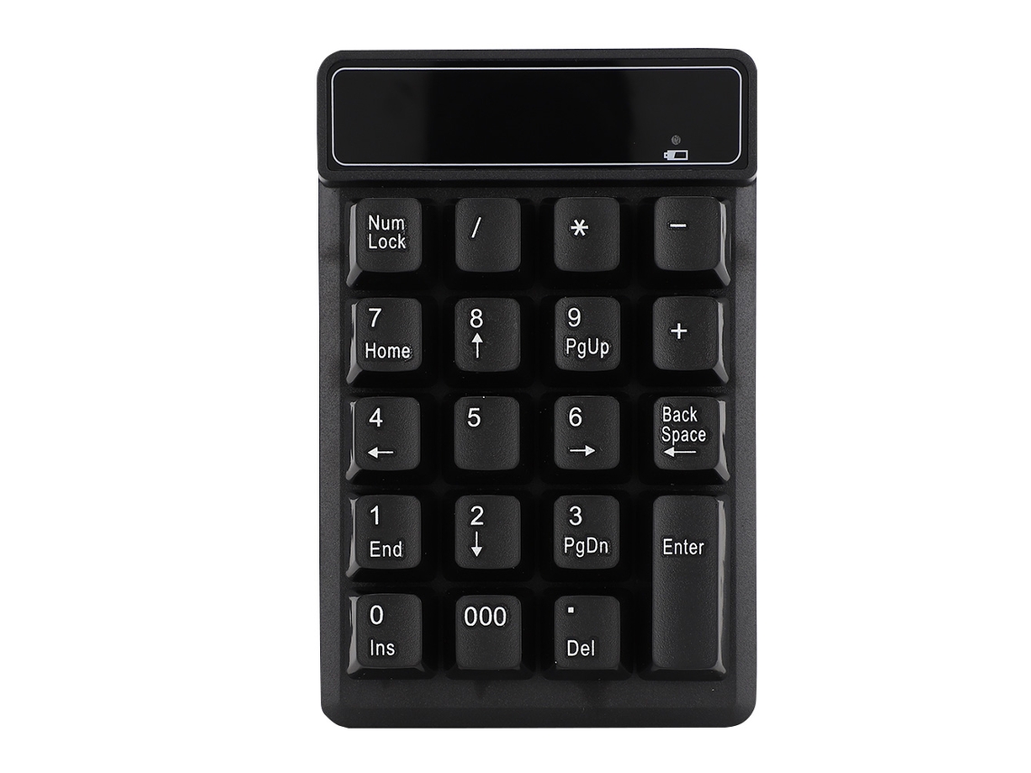 Teclado Numérico Sem Fio LAXISCREED transmissão 2.4g, portátil, mini, alcance de 10 metros