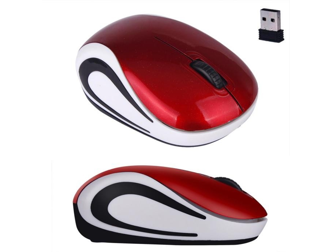 Mini Rato Óptico Sem Fio de 2,4 Ghz