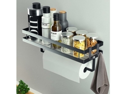 VYLARA Organizador De Cozinha Elegante, Fixação Magnética Forte, Amplo Espaço De Armazenamento Para Uma Experiência De Cozimento Simplificada (preto)