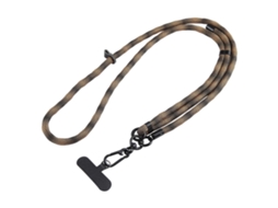 Cordão Anti-perda Ajustável De 7 Mm Para Celular Com Clipe, Comprimento 75-150 Cm