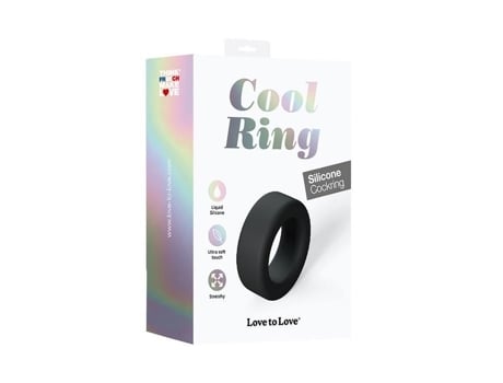 Anel Peniano - Amar Para Amar - Anel Legal - Ônix Negro - Hipoalergênico - À Prova Dágua