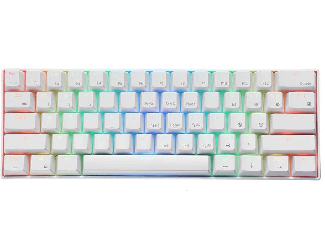Teclado De Jogos (conector Usb - Layout Em Inglês - Branco)