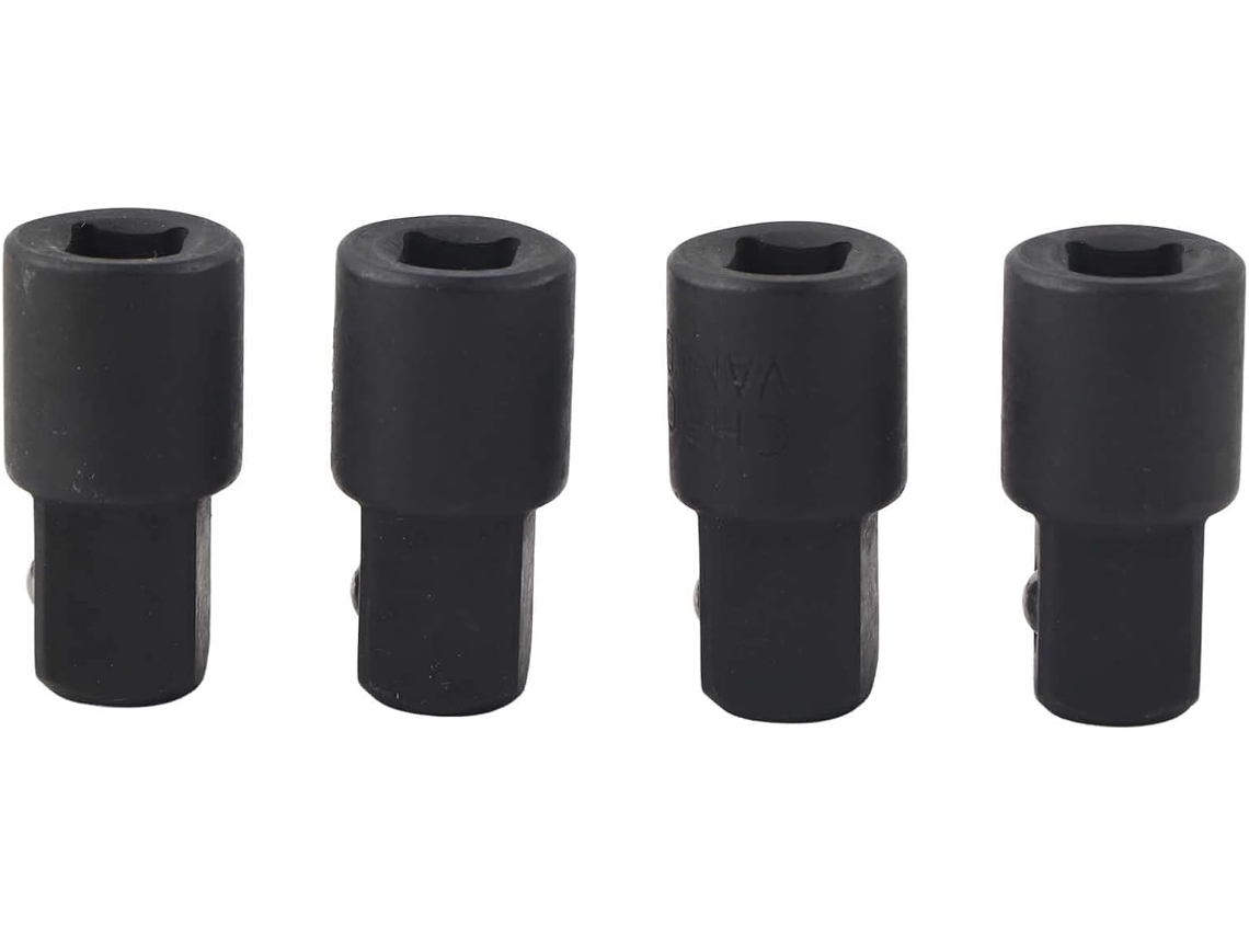 Com Para De 4 Em Aço Alta Conversão 1/4" 3/8" Chave Catraca E Fenda.