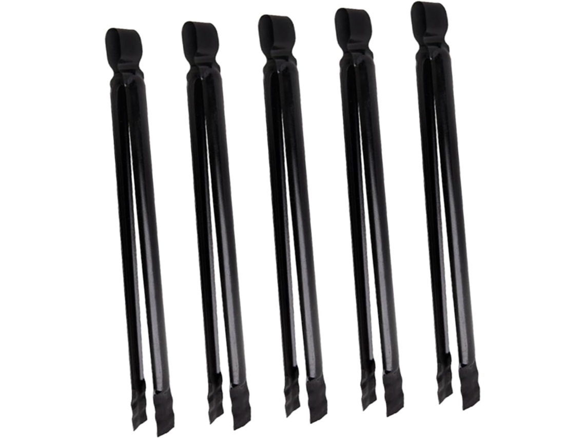 Pinça Para Lenha Gadpiparty De Metal, 5 Peças, Para Churrasco Ao Ar Livre, Aquecedor De Camping, Ferramenta Anti