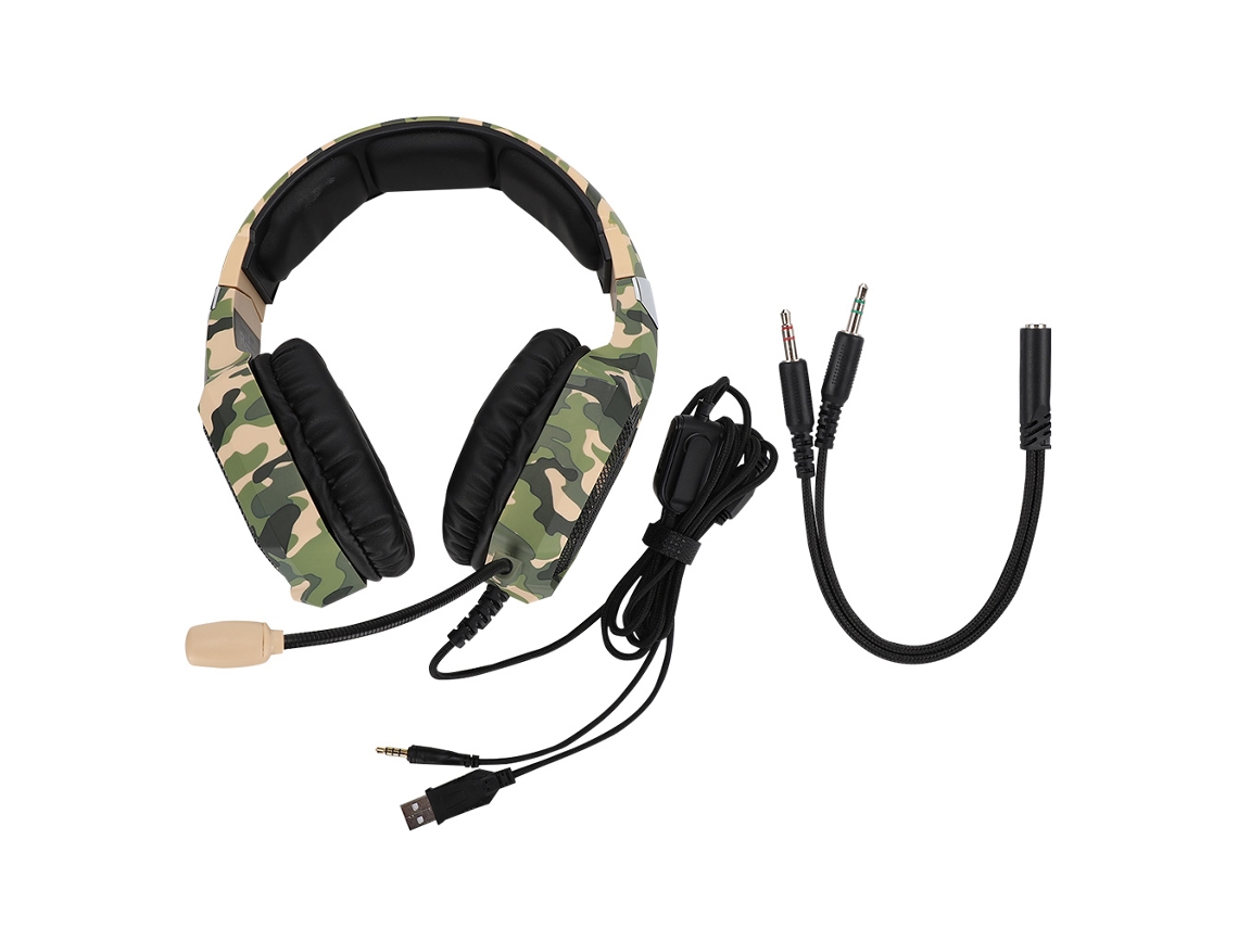 Fone Gaming LAXISCREED K8 com Led e Microfone