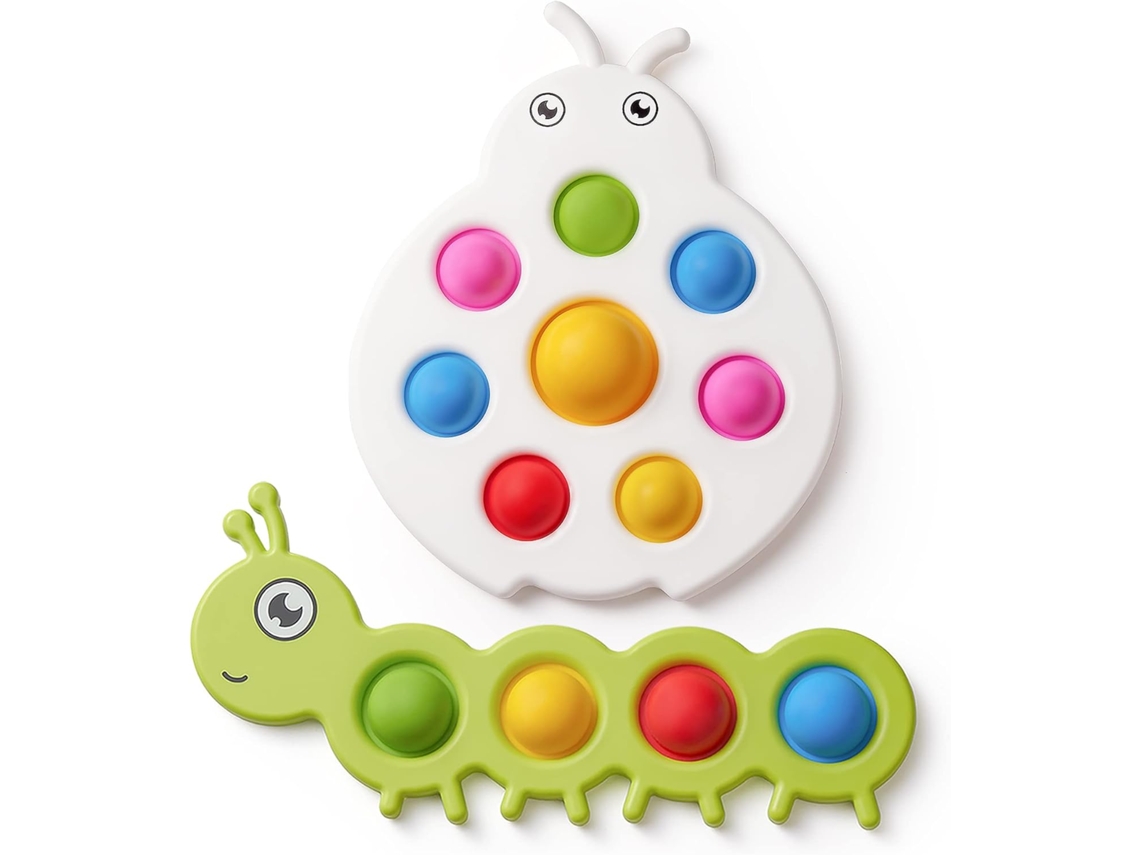 Brinquedos Sensoriais Fidget Popper Para Bebês De 10 Meses Ou Mais, Brinquedo De Atividade Montessori E Bolhas Estourando Para Co Aquaforge