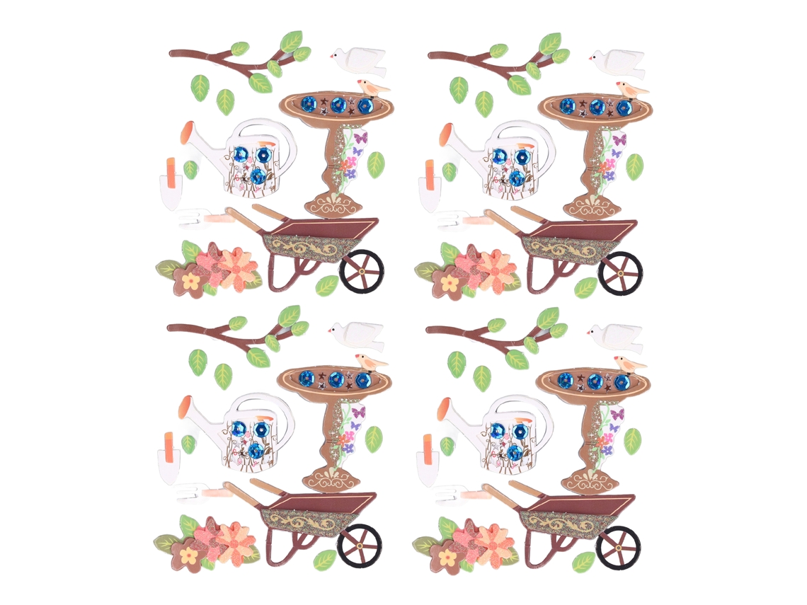 Conjunto de 4 Stickers 3d para Crianças LAXISCREED