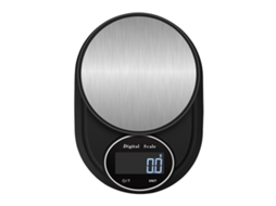 Balança de Cozinha Digital Sofisticada, com Base Antiderrapante para Pesagem Precisa, Aço Inoxidável Premium Resistente a Impress AQUAFORGE