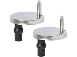 Pacote Com 2 Peças De Dobradiça Para Assento Sanitário Com Montagem Superior Fixação Liberação Rápida Dobradiça Para Furo Cego Com Aquaforge