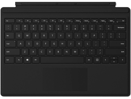 Capa Teclado MICROSOFT Surface Go (Teclado Português - Preto) — Teclado Português