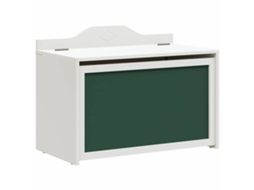 Caixa com Armazenamento e Frente de Quadro Negro Roros Branco MAISON EXCLUSIVE