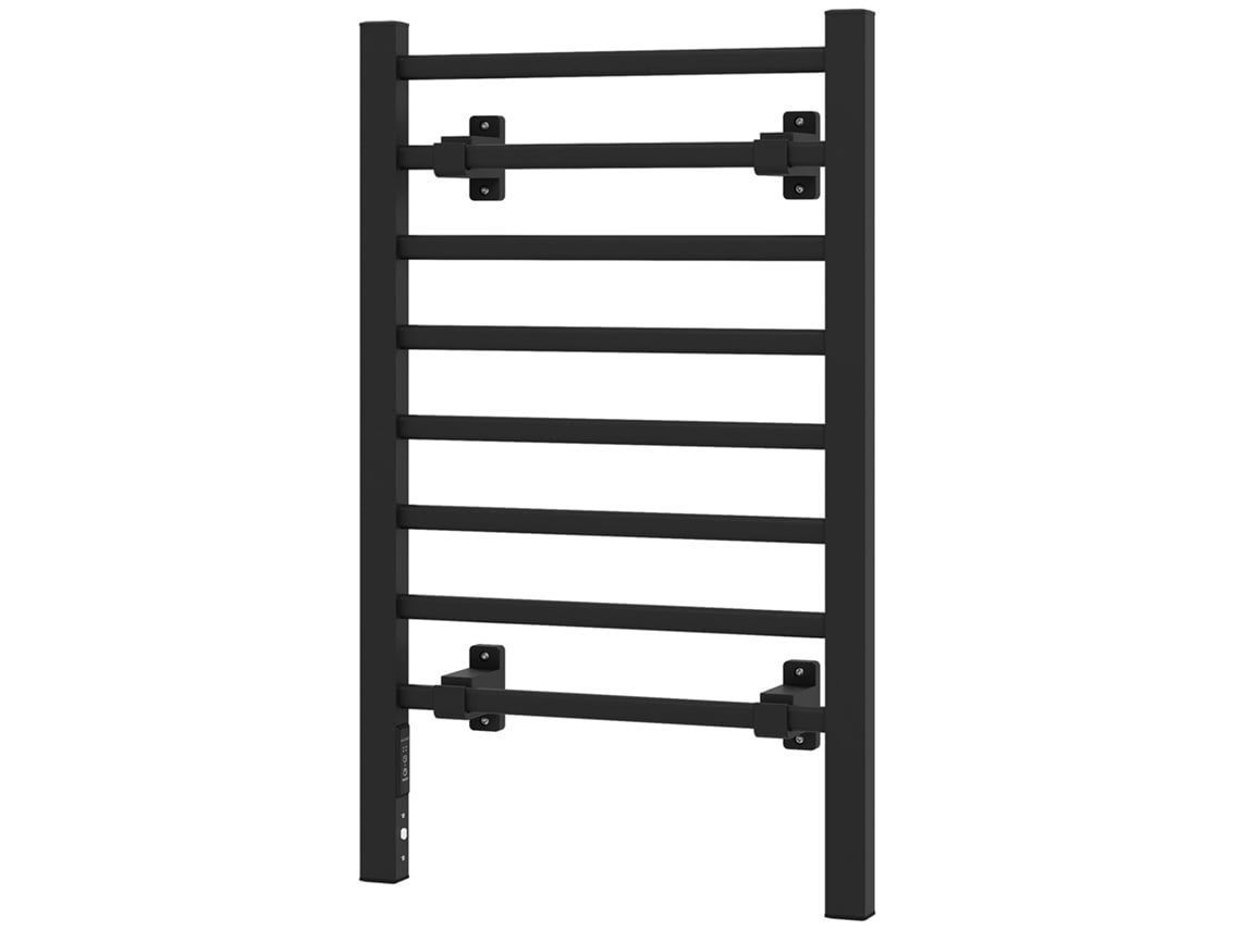 Toalheiro Elétrico de Parede Ou Chão 150w 8 Barras com Timer 2 4h 53x35x90 Cm Preto