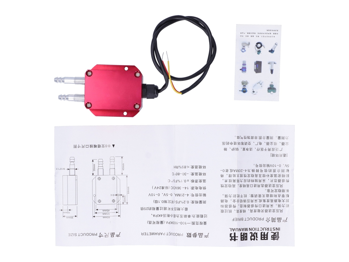 Transmissor de Pressão de Vento Micro Dc24v YURU