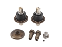 Kit De Engrenagens De Motor Com Diferencial Para Carros Rc Scy 16101 16102 16103 16201pro 1/16