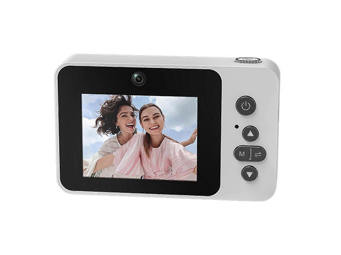 Máquina Fotográfica Digital Retro Ccd Com Zoom 8x, Ecrã De 2,4 Polegadas E Leitor Mp3