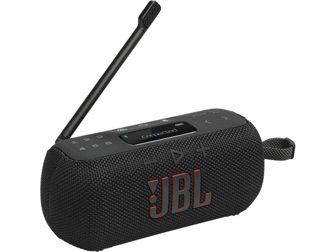 Rádio Portátil  JBL Tuner 3 (Preto - Digital - FM - Bateria)