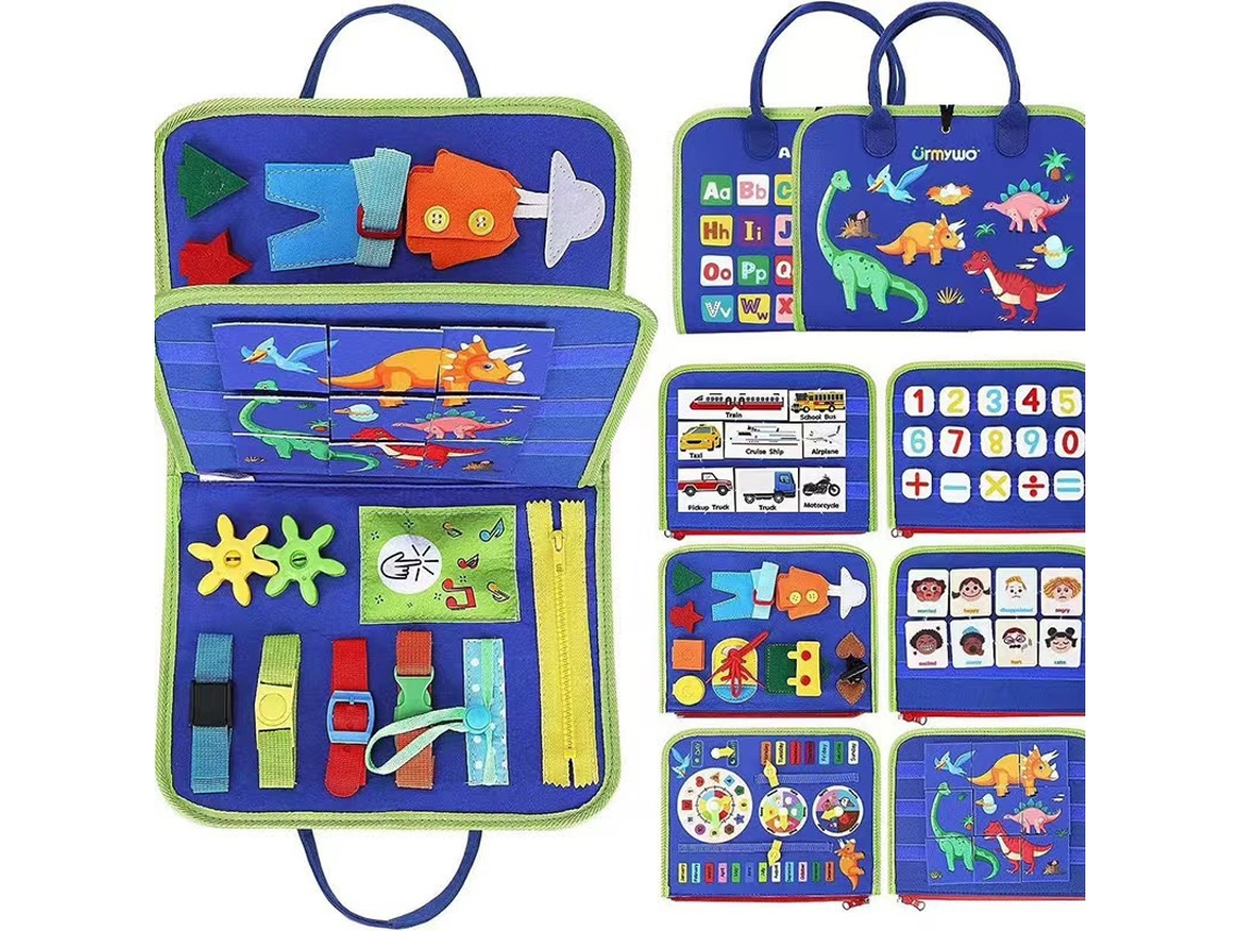 Busy Board Montessori，Placa Sensorial Montessori para Crianças OHPA Dy01（Idade Mínima: 1 Ano）