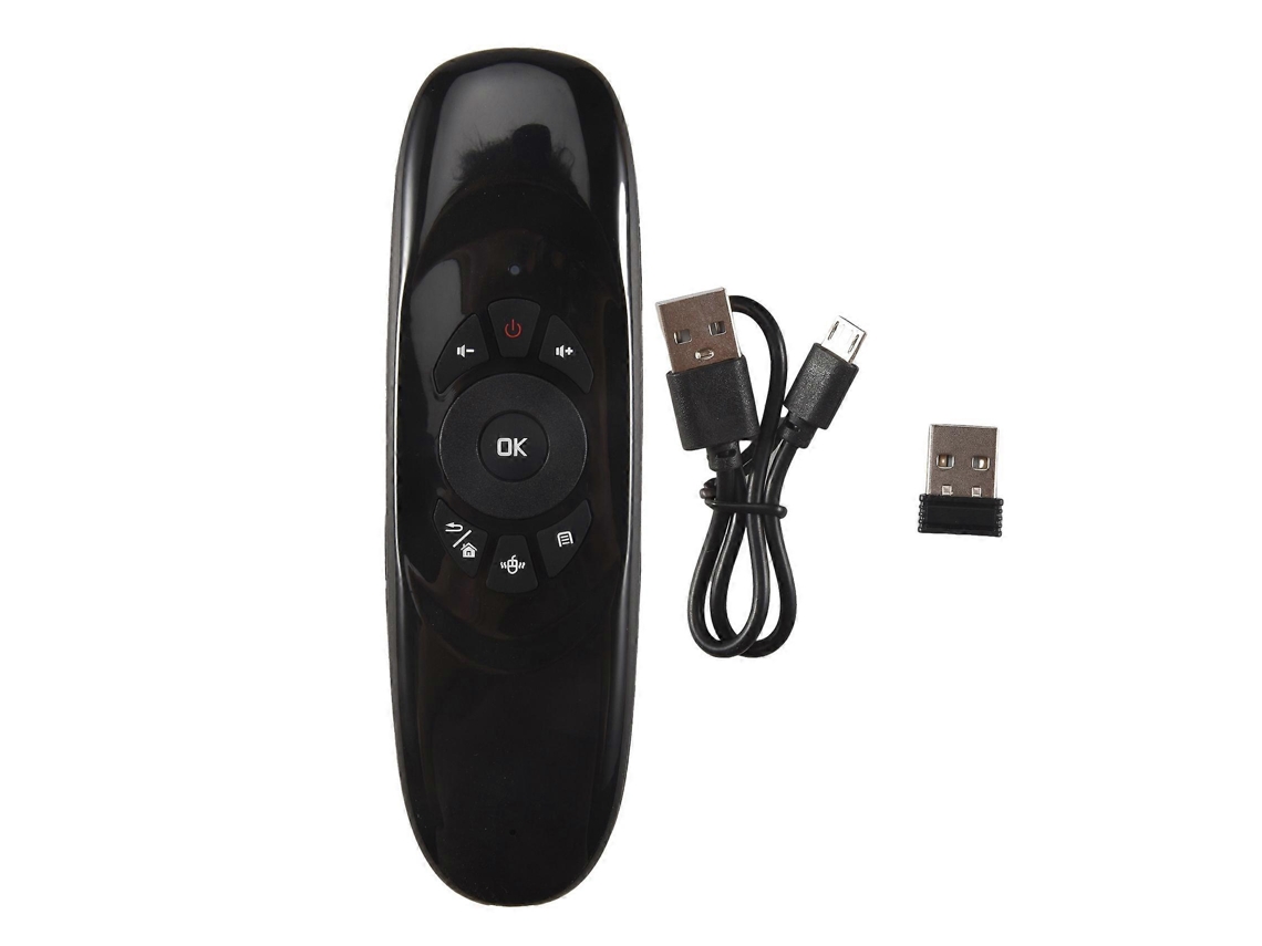 Mouse Sem Fio 2.4g Com Teclado E Controle Remoto Para Android Tv Box E Computador (versão Em Inglês) Com Giroscópio De 6 Eixos._glo