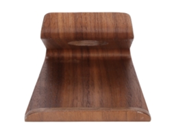 Suporte De Mesa Para Tablet E Celular De Dupla Face Em Madeira De Nogueira (marrom Nogueira)
