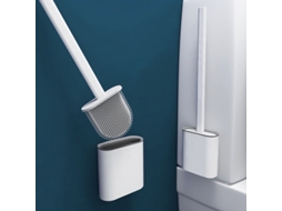 Escova Sanitária de Silicone para Fixação na Parede, Cabeça Flexível para Limpeza Eficaz, para Ou no Chão AQUAFORGE