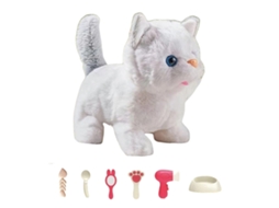 Brinquedo Interativo De Pelúcia Elétrica Com Sons Realistas E Design Robô Para Crianças Brincarem Cuidar Um Pet