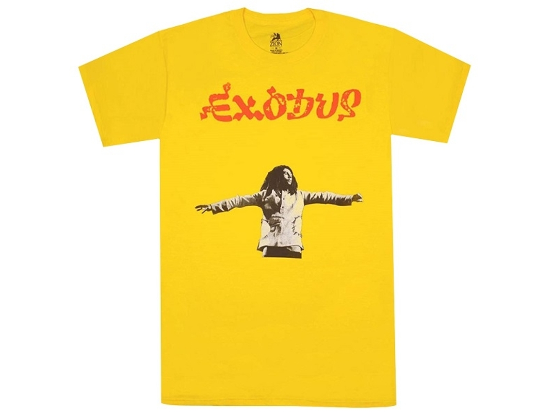 Bob Marley Exodus 40th T-shirt Unisex Adults Size:l