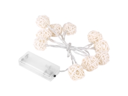 Laxiscreed Iluminação Natalina Em Bola De Rattan Para Interior E Decoração De Festas E Casamentos