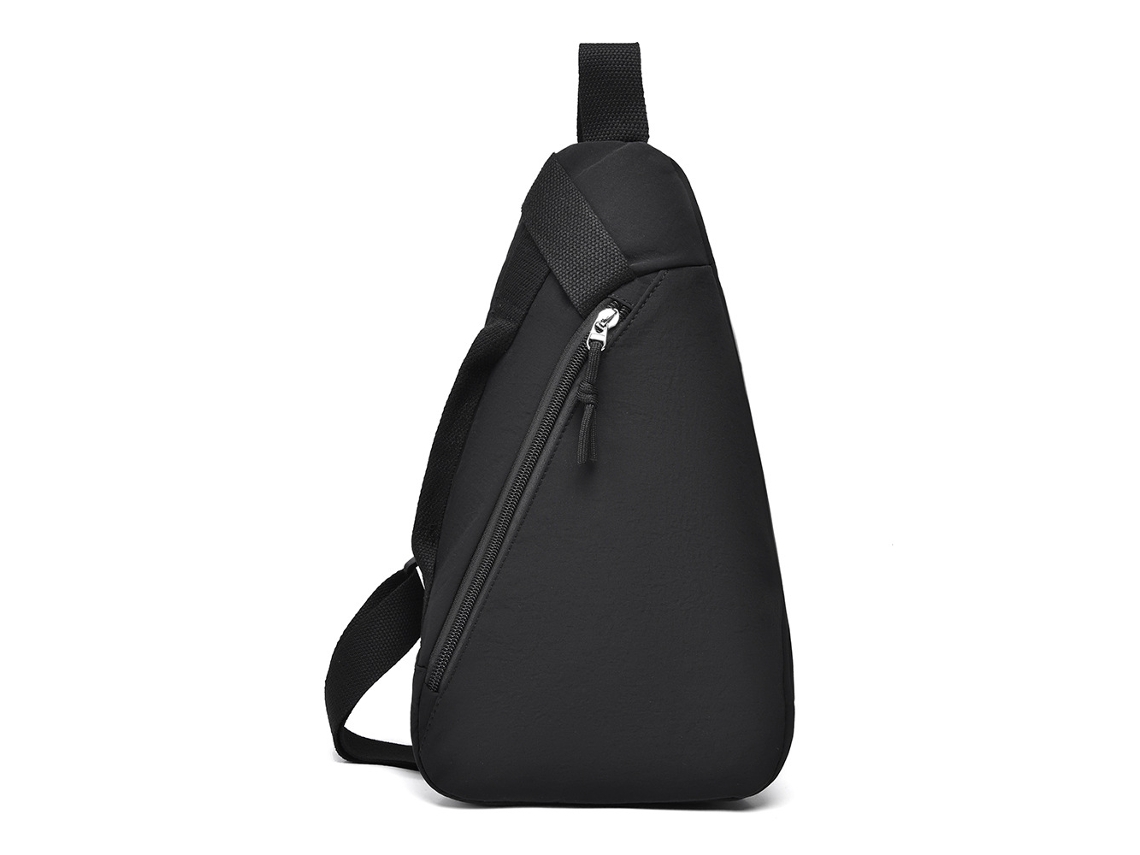 (preta) Bolsa De Peito Esportiva Estilo Japonês, Bolsa Transversal, Bolsa Simples E Multifuncional