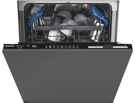 Máquina de Lavar Loiça Encastre CANDY CDIN 2D620PB (16 Conjuntos - 59.8 cm - Painel Preto) —  