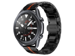Pulseira De Metal De Aço Inoxidável Armor Para Samsung Galaxy Watch3 De 45 Mm