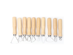 Kit 10 Ferramentas Cerâmica Artefatos Sabão Diy