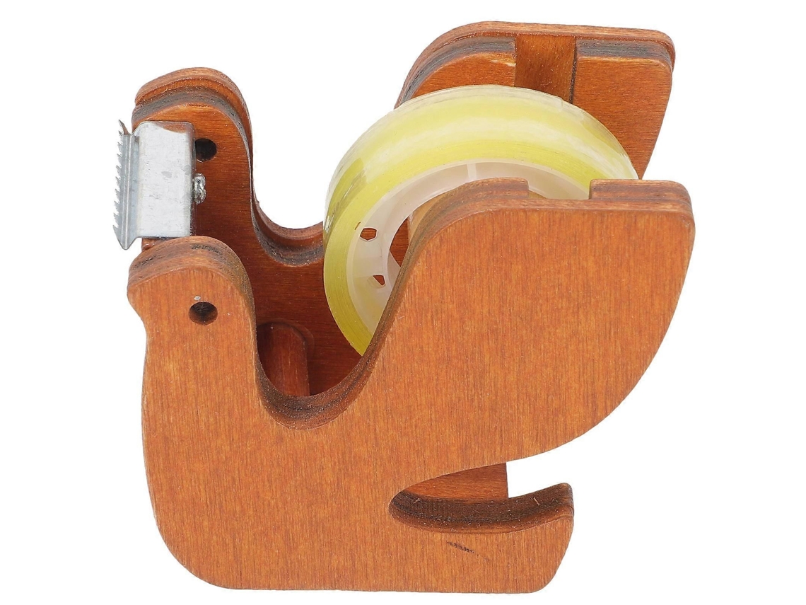 Dispensador De Fita Adesiva Pigeon, Conjunto 3 Peças Para Mesa, Ideal Escola E Escritório.