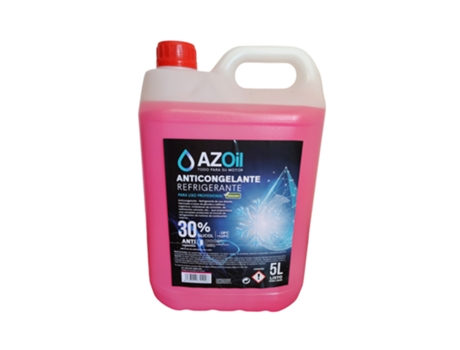 Anticongelante AZOIL Refrigerante Organico 30% Rosa