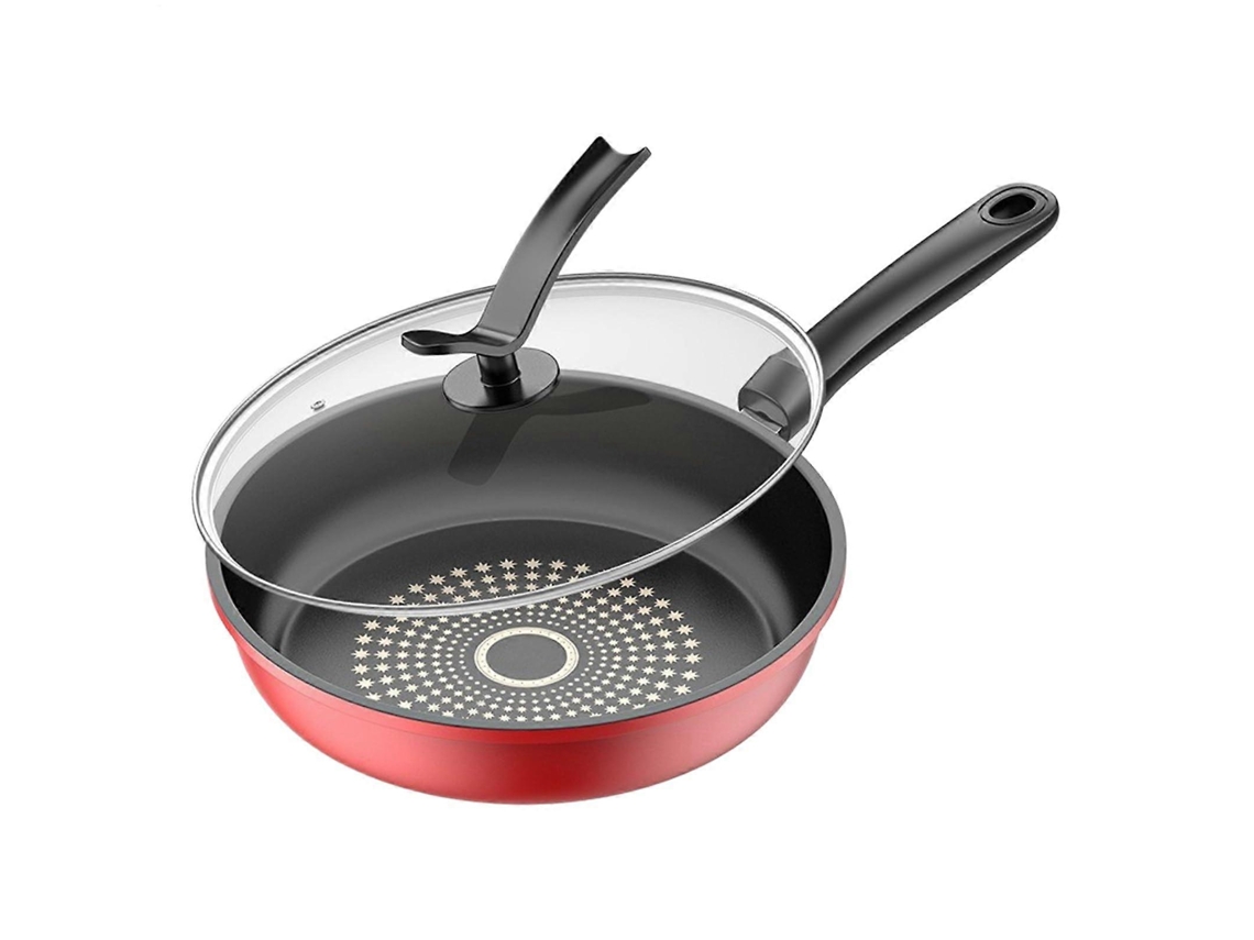 Frigideira Antiaderente Com Tampa Para Ovos E Panquecas, Utensílio De Cozinha Para Indução Com Cabo Ergonômico