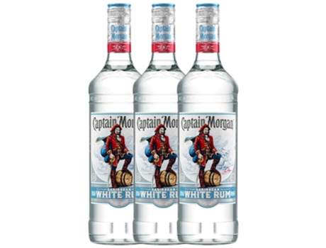 Rum CAPTAIN MORGAN Captain Morgan Blanco (1 L - 3 unidades)