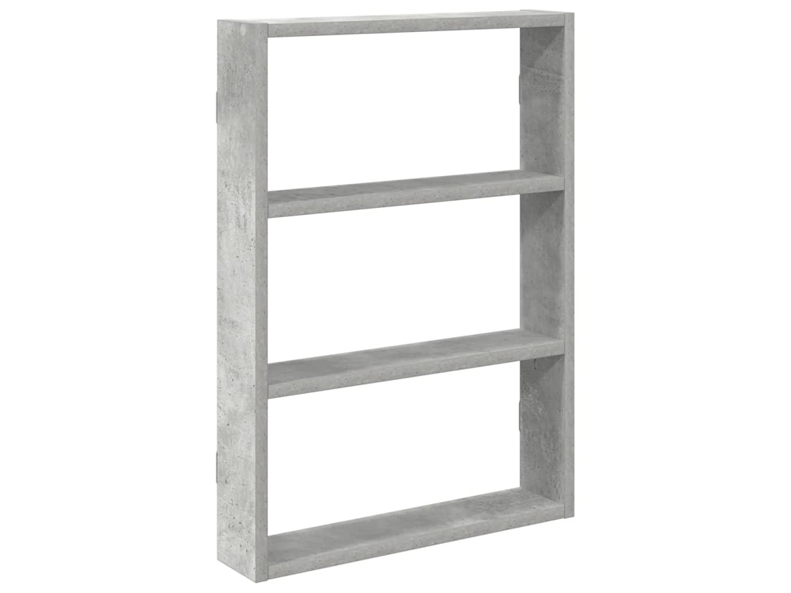 Wall Shelf, Wall Shelves Vidaxl Cinzeto Madeira Processada (n/a)