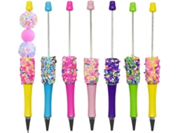 Canetas De Gel Coloridas Para Miçangas, Peroladas, Tinta Preta Suave,
