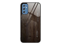 Capa Protetora De Vidro Com Textura De Madeira Para Samsung Galaxy M52 5g