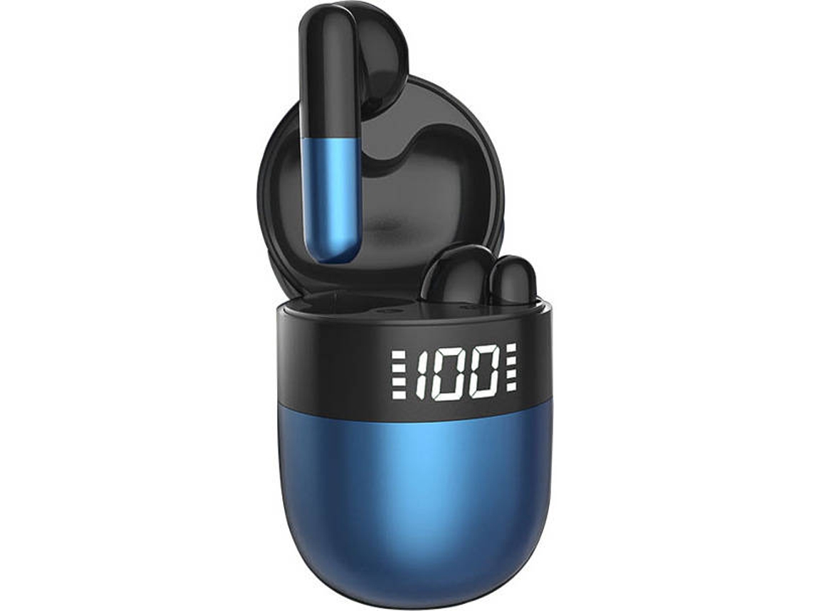 Auriculares Bluetooth True Wireless ALIN1148-2 (In Ear - Microfone - Azul)