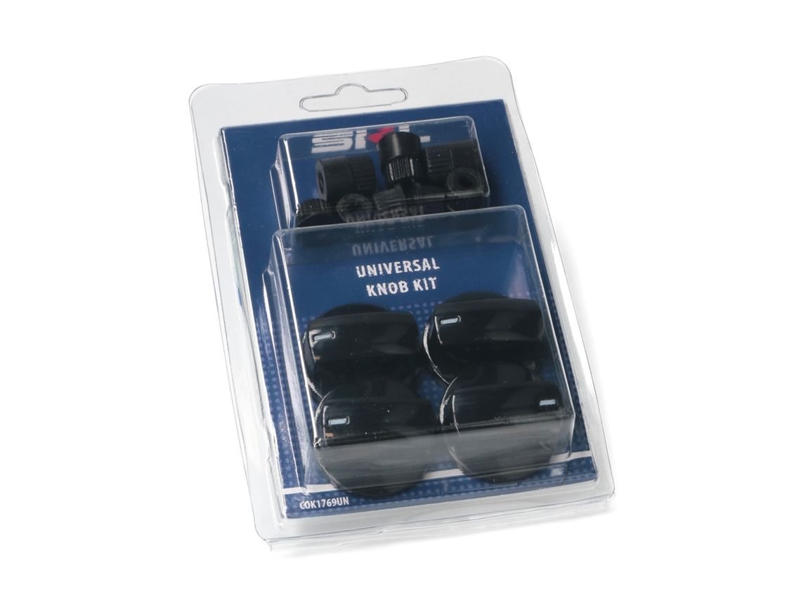 Puxador de Cozinha com Adaptadores Kit Preto com 4 Peças Fogão/placa a Gás Cok1769un